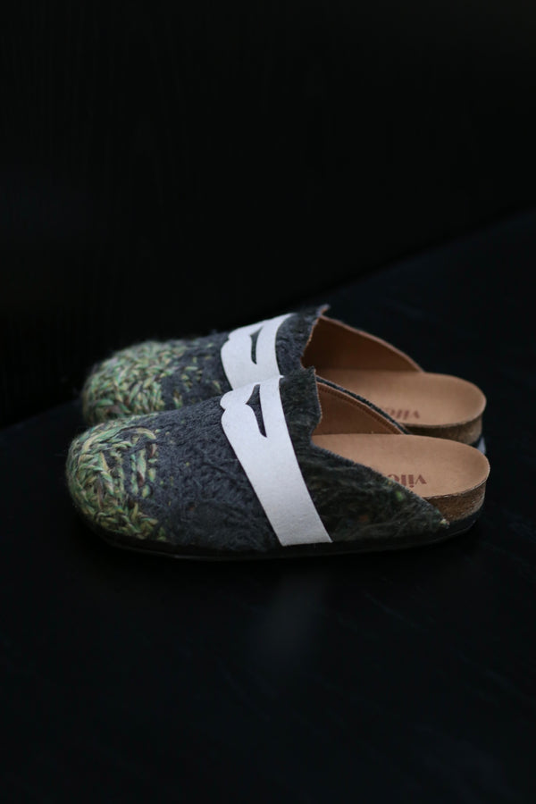 Vitelli clogs PFW23_VIT057-M5 green gray PV12